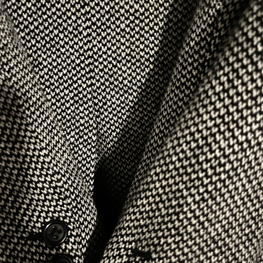 🤑3 for $12 🤑BARGAIN ALERT! $5 Vintage Men's Black and White Tweed Blazer - Picture 4 of 14